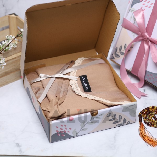 Hampers Mukenah Premium Terusan Dewasa Jumbo Murah / Gift Box Lengkap