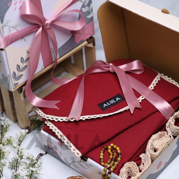 Hampers Mukenah Set Sajadah Dewasa / Gift Box Premium Lengkap Murah